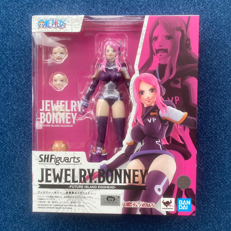 Bandai S.H.Figuarts ONE PIECE JEWELRY BONNEY Future Island Egghead Model Toys Bandai S.H.Figuarts ONE PIECE JEWELRY BONNEY Future Island Egghead Model Toys