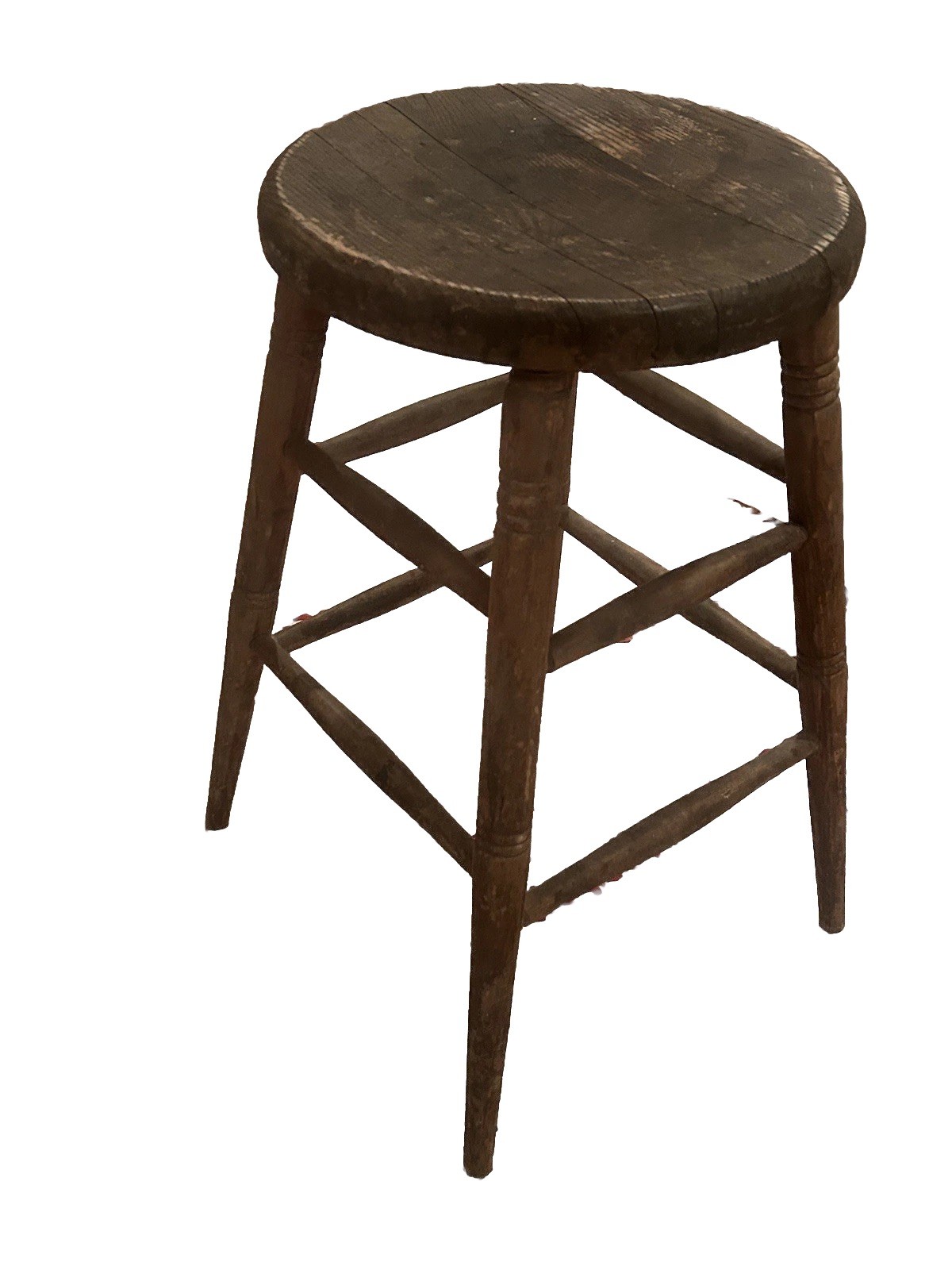 Vintage S Bent & Bros Stool 1920s Antique Wood Farm Milking Seat Vintage S Bent & Bros Stool 1920s Antique Wood Farm Milking Seat