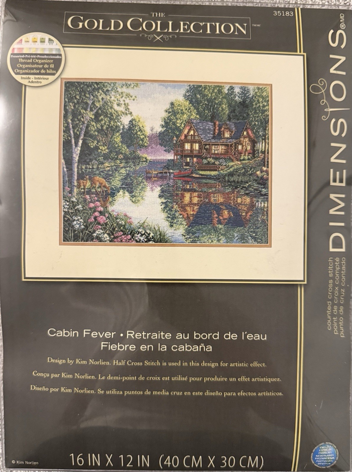 DIMENSIONS Gold Collection CABIN FEVER 16 x 12\ DIMENSIONS Gold Collection CABIN FEVER 16 x 12\