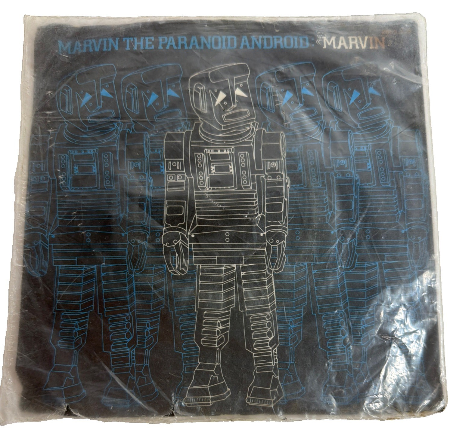 RARE 80’s MARVIN THE PARANOID ANDROID THE DOUBLE 45 Vinyl RARE 80’s MARVIN THE PARANOID ANDROID THE DOUBLE 45 Vinyl
