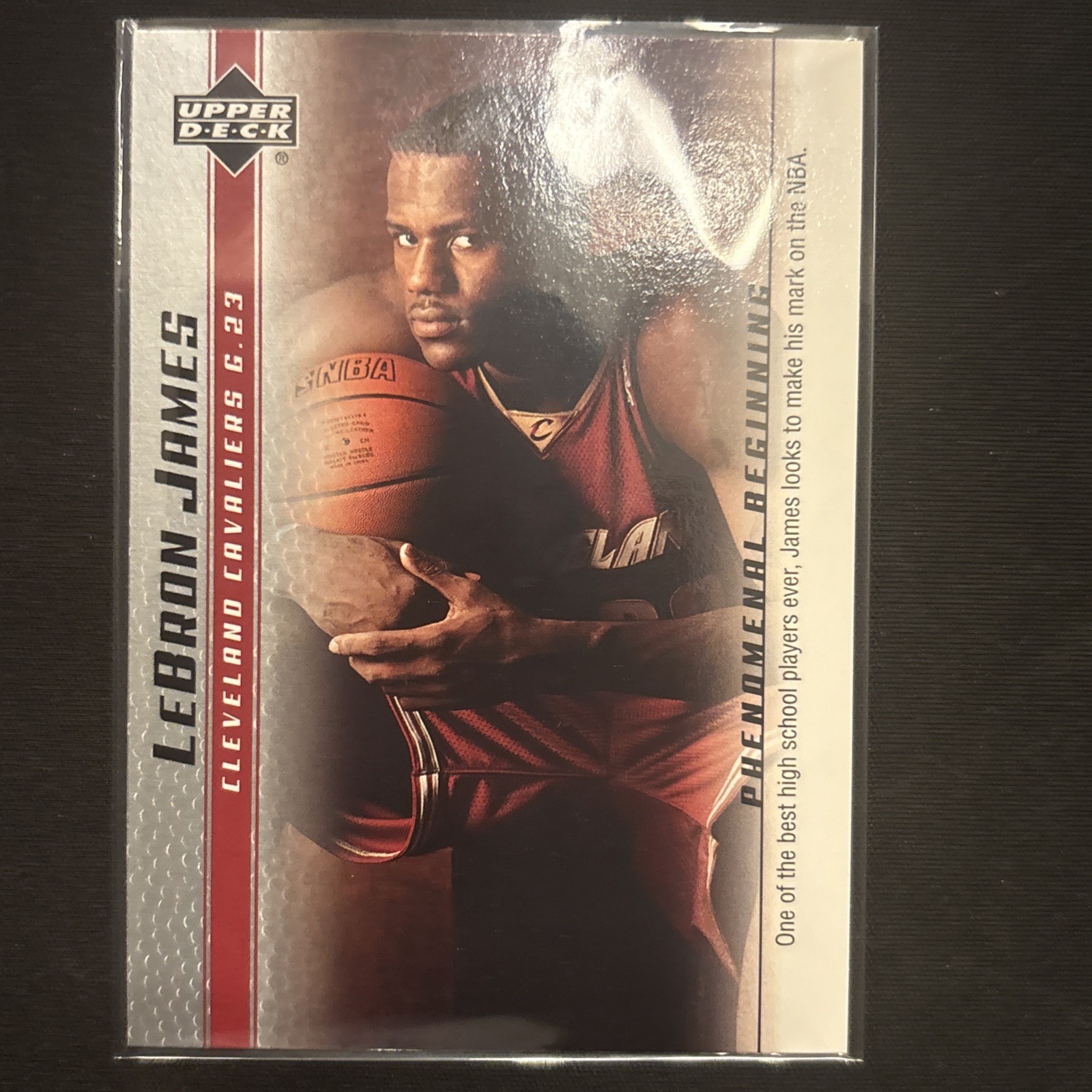 2003-04 Upper Deck Lebron James Phenomenal Beginning - LeBron James #10 (RC) 2003-04 Upper Deck Lebron James Phenomenal Beginning - LeBron James #10 (RC)