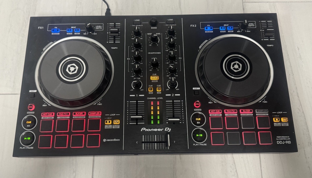 Pioneer DJ DDJ-RB DJ Controller for Rekordbox 2-channel Ships ASAP Pioneer DJ DDJ-RB DJ Controller for Rekordbox 2-channel Ships ASAP