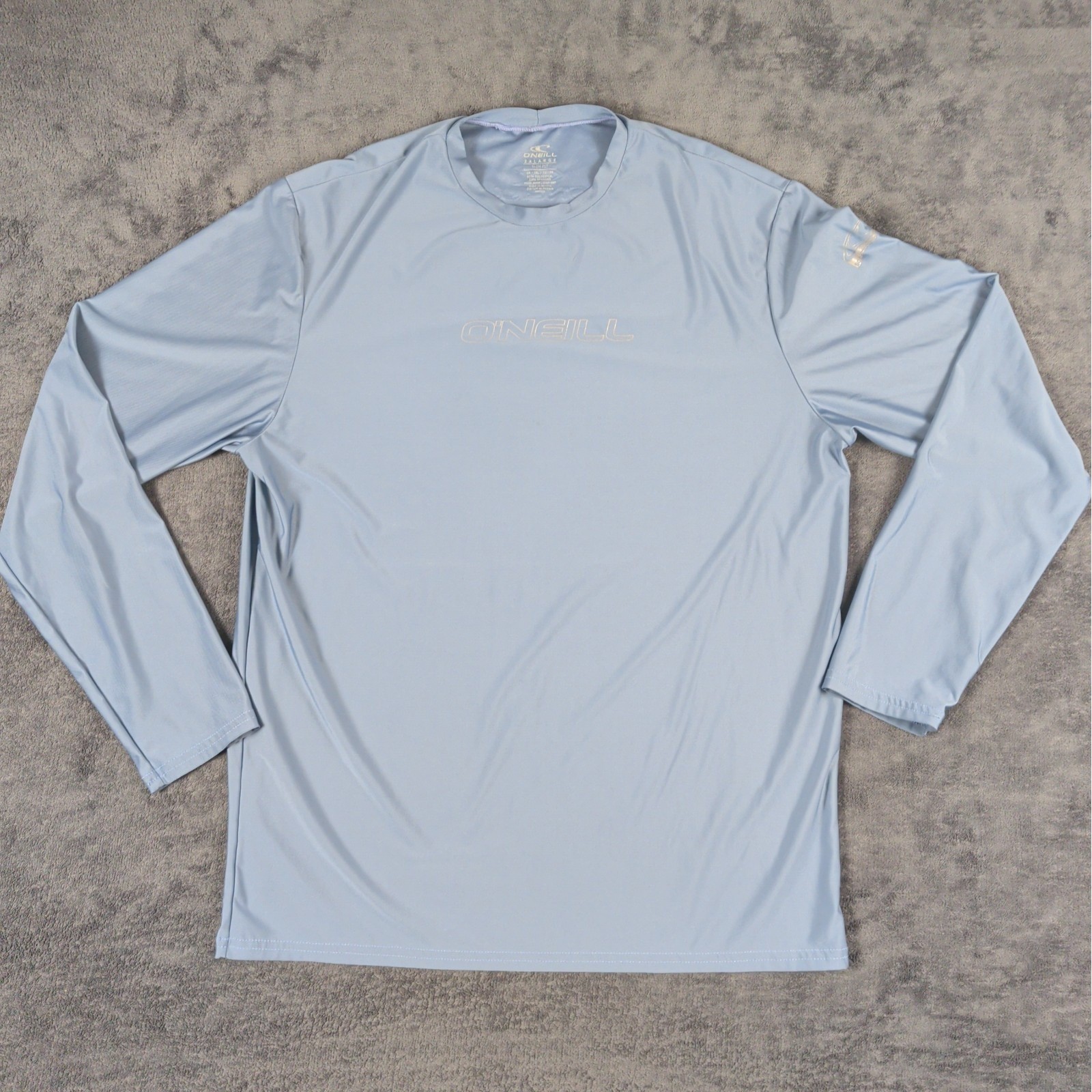 O\'Neill Skins UPF 50+ Long Sleeve Sun Shirt Blue Men\'s 2XL Slim Fit O\'Neill Skins UPF 50+ Long Sleeve Sun Shirt Blue Men\'s 2XL Slim Fit