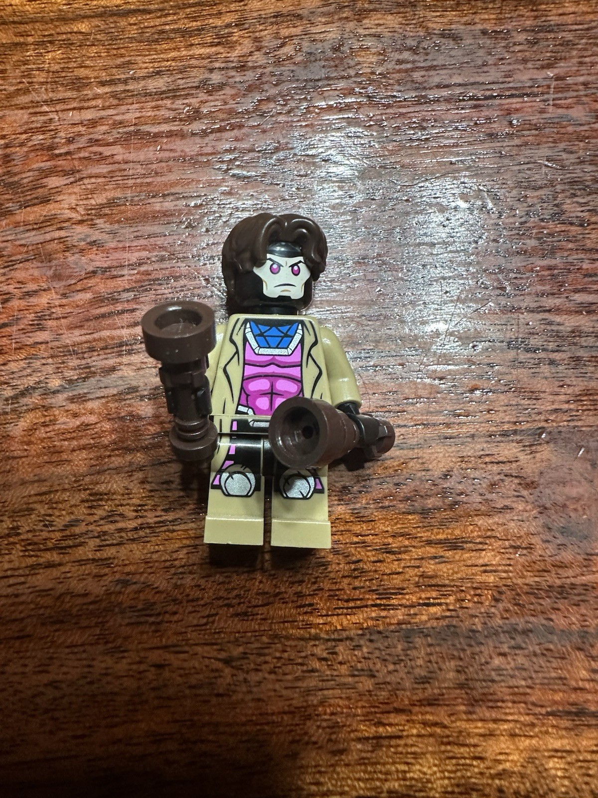 LEGO Marvel Gambit Minifigure X-Mansion 76294 X-Men Minifig Authentic LEGO Marvel Gambit Minifigure X-Mansion 76294 X-Men Minifig Authentic