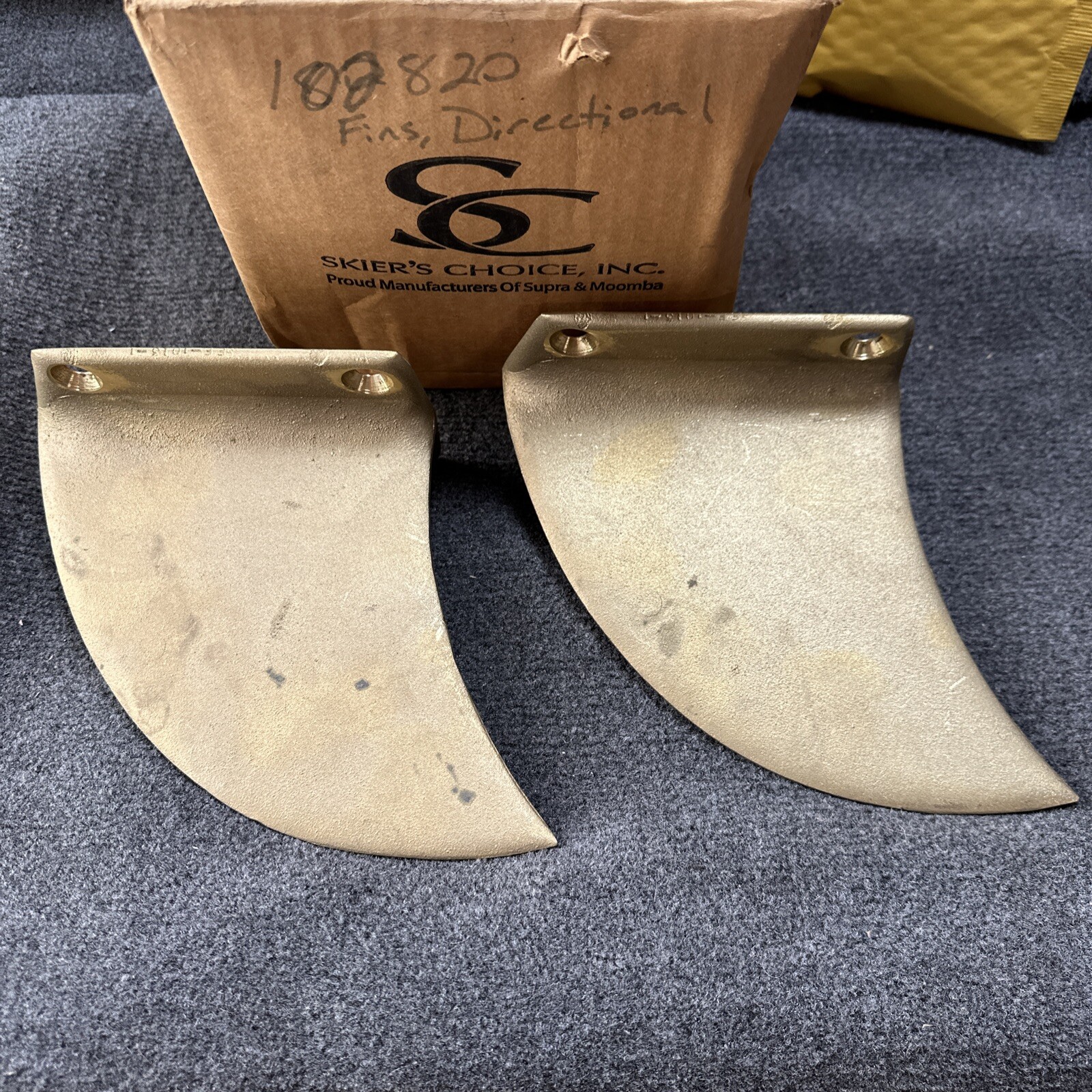 Qty2 Supra Moomba Boats Tracking Directional Fins 820 SFF-1013-1