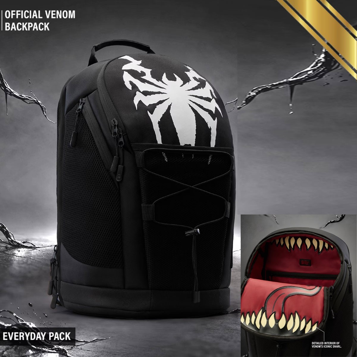Venom Lethal Alien Symbiote Backpack Premium Laptop/Travel School Bag 2026