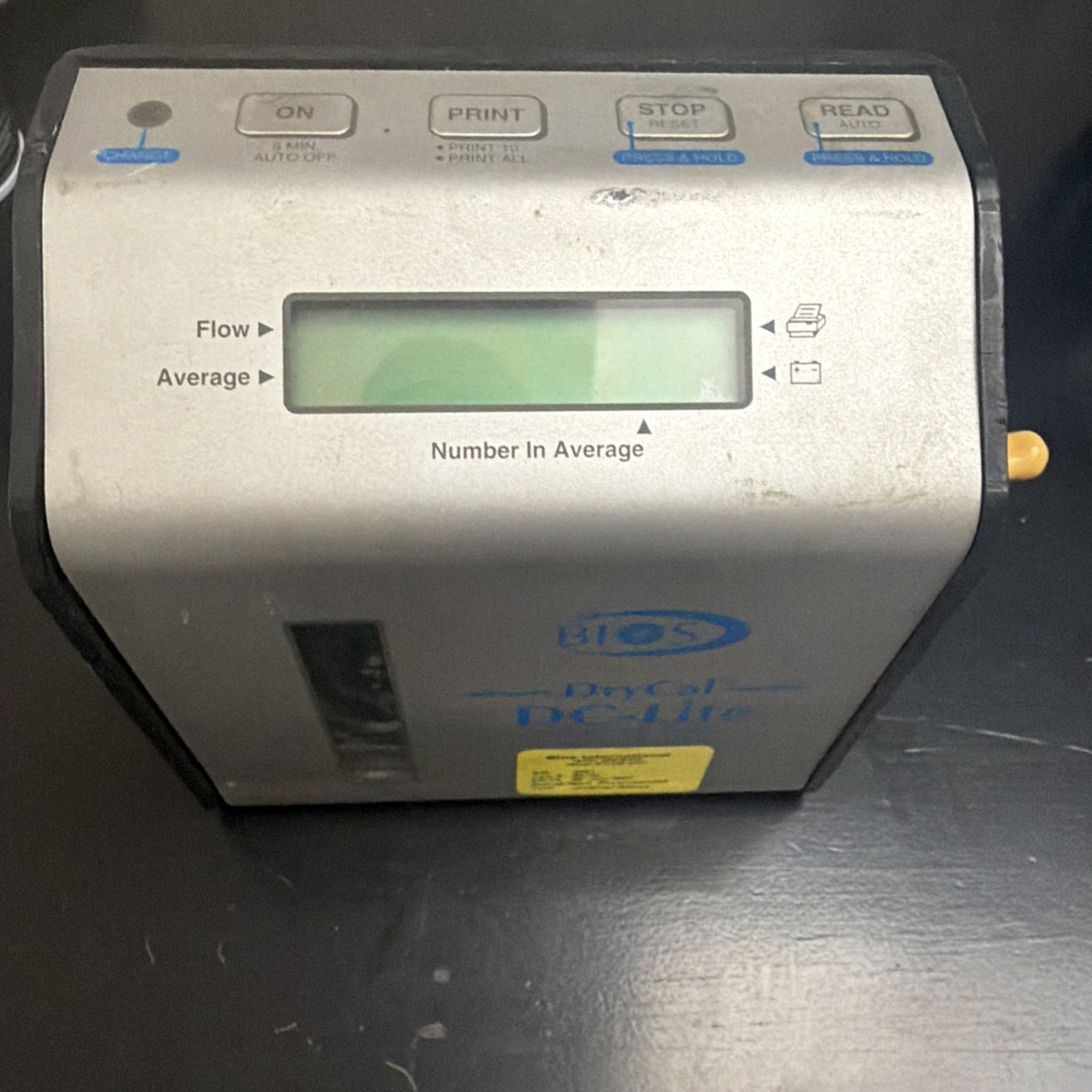 Bios International DryCal DC-Lite Primary Flow Meter DCL-M + Power SOLD AS-IS Bios International DryCal DC-Lite Primary Flow Meter DCL-M + Power SOLD AS-IS