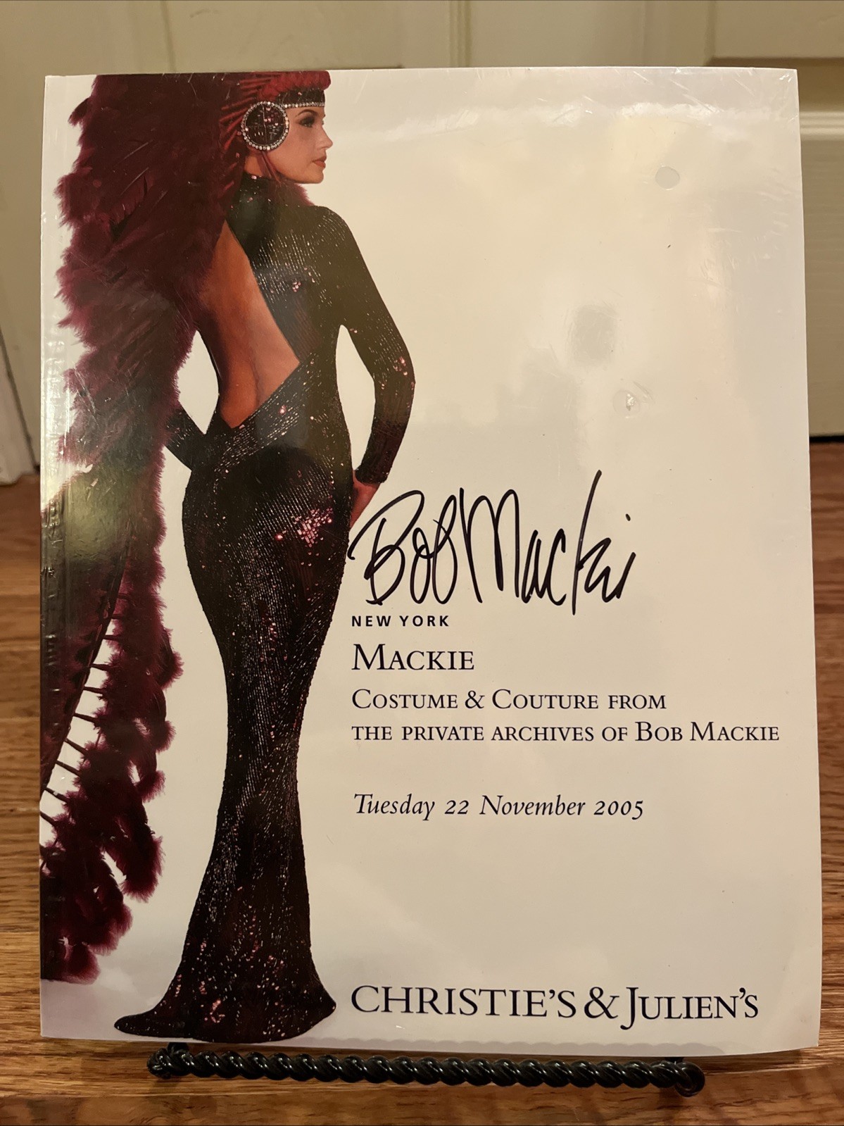 Bob Mackie Signed Autograph 2005 Christie\'s & Julien\'s Auction Program Catalog