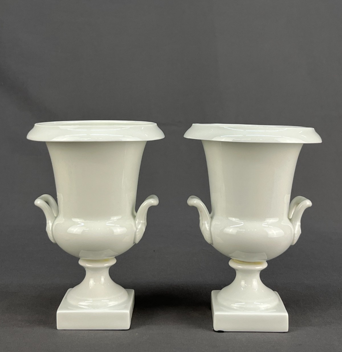 2 Ceralene A Raynaud Limoges France White Porcelain  5 3/4