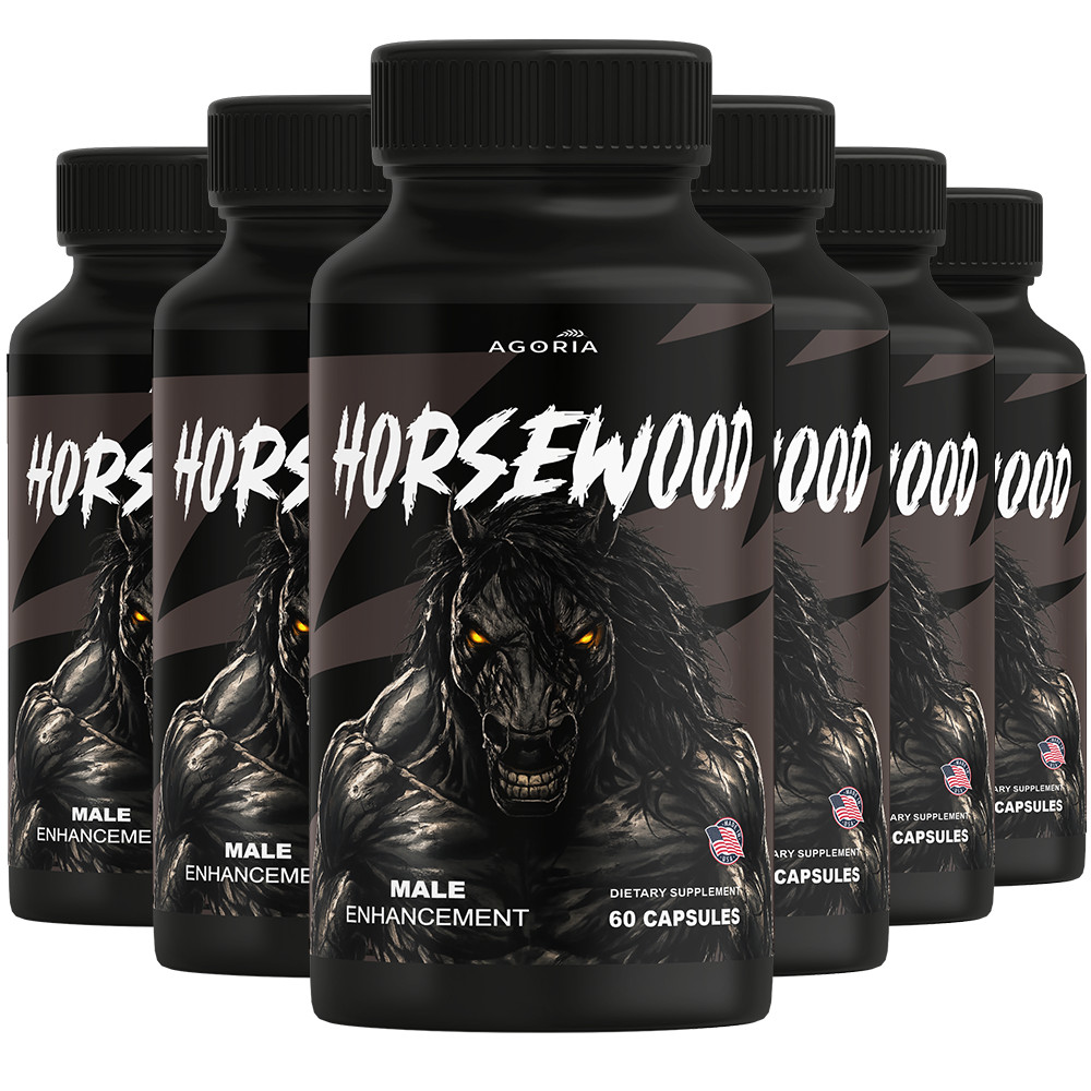 (6 Pack) Horsewood Advanced Male Health Support Formula Horse Wood Male Capsules