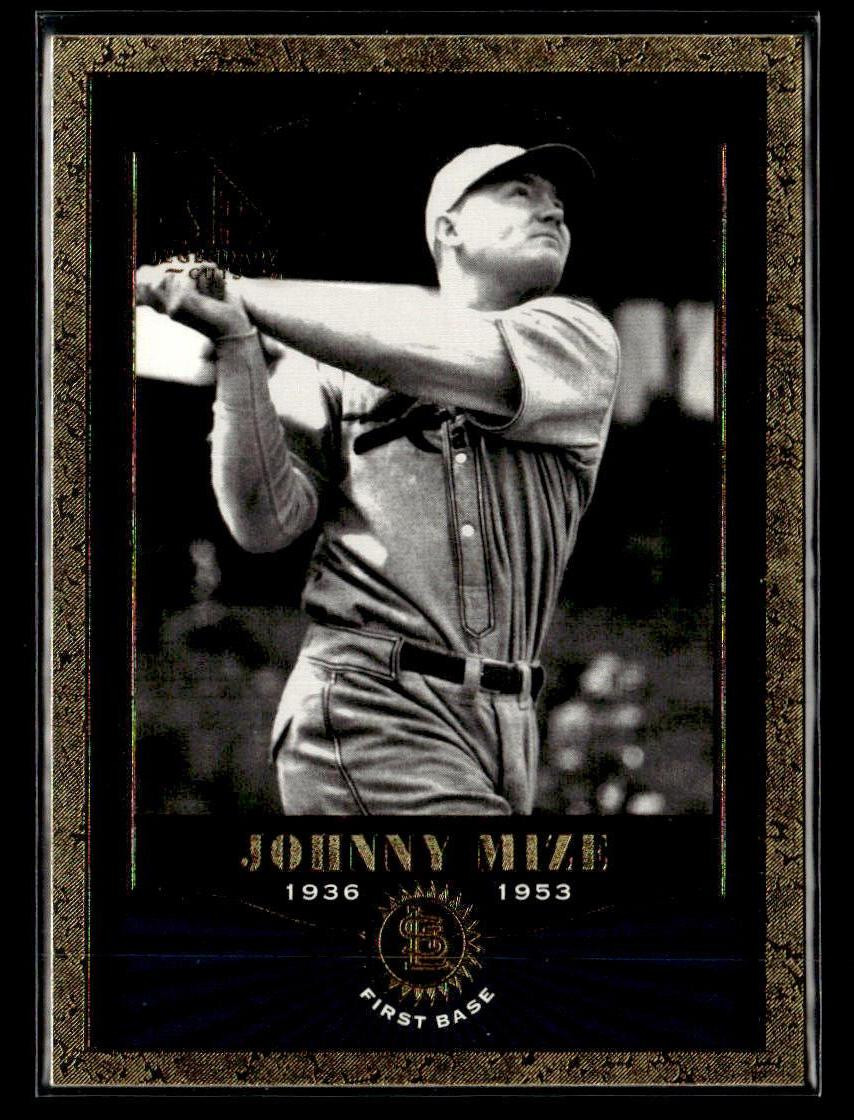 2001 SP Legendary Cuts #15 Johnny Mize Card St. Louis Cardinals
