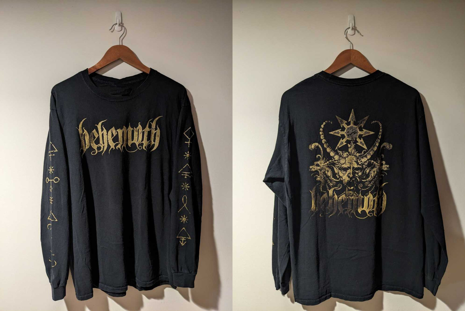 Vintage 2010's Behemoth Band Tour Long Sleeves Shirt Reprint