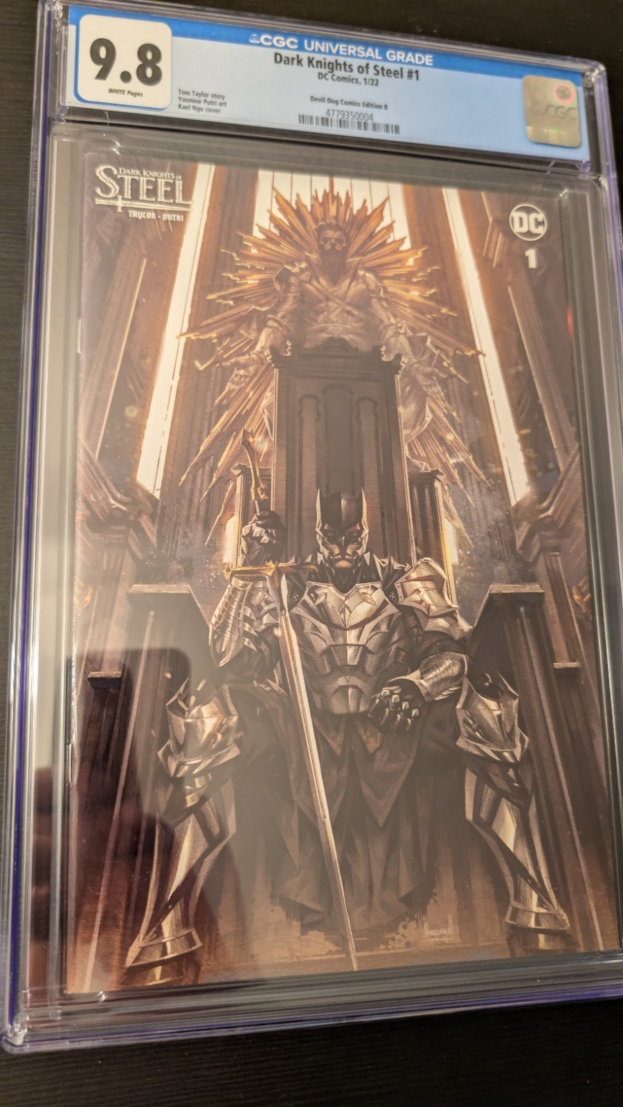 Dark Knights of Steel #1 CGC 9.8 Kael Ngu Variant | Batman | DC Tom Taylor Dark Knights of Steel #1 CGC 9.8 Kael Ngu Variant | Batman | DC Tom Taylor