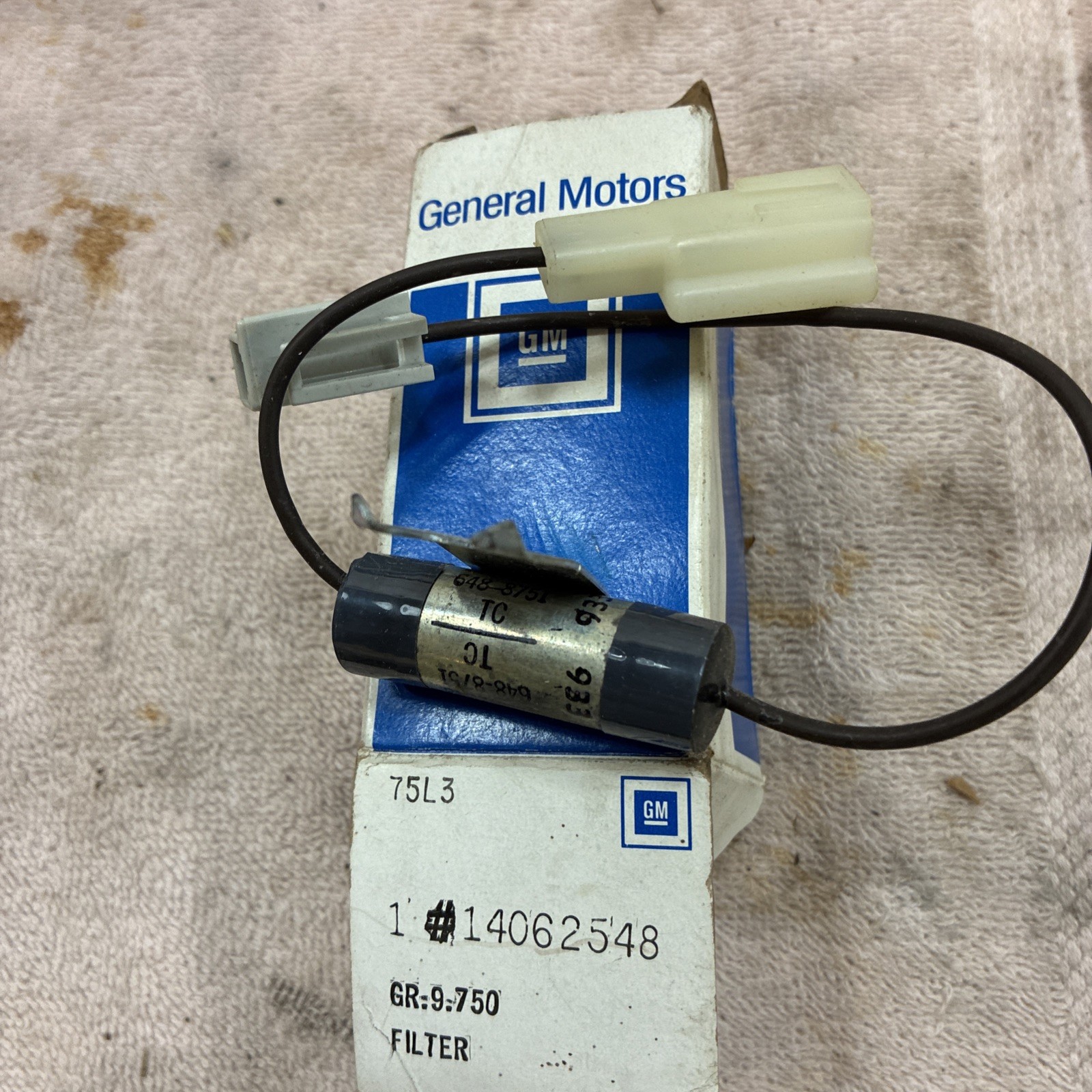 NOS 1983-1987 Chevy Chevette Pontiac Tachometer Tach Signal Filter 14062548 NOS 1983-1987 Chevy Chevette Pontiac Tachometer Tach Signal Filter 14062548