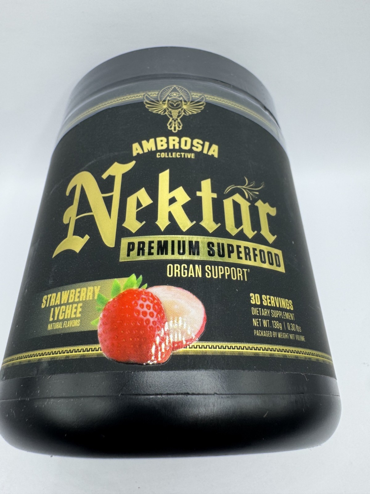 Ambrosia Collective NEKTAR Superfood Powder - Strawberry Lychee 30 Servings Ambrosia Collective NEKTAR Superfood Powder - Strawberry Lychee 30 Servings