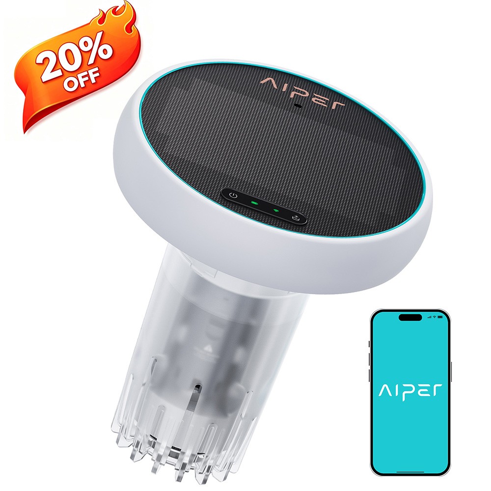 Aiper WTW2 HydroComm Smart Water Quality Meter for 24/7 Monitoring of Pool Aiper WTW2 HydroComm Smart Water Quality Meter for 24/7 Monitoring of Pool