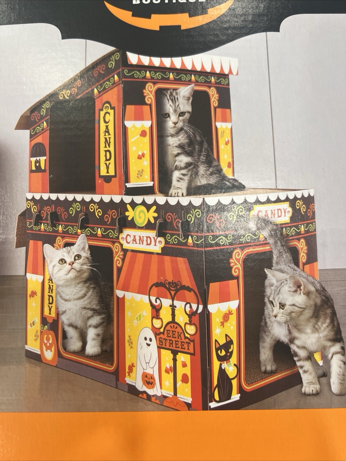 Target Hyde & EEK Halloween Treat Boutique Cat Scratcher House Condo NEW