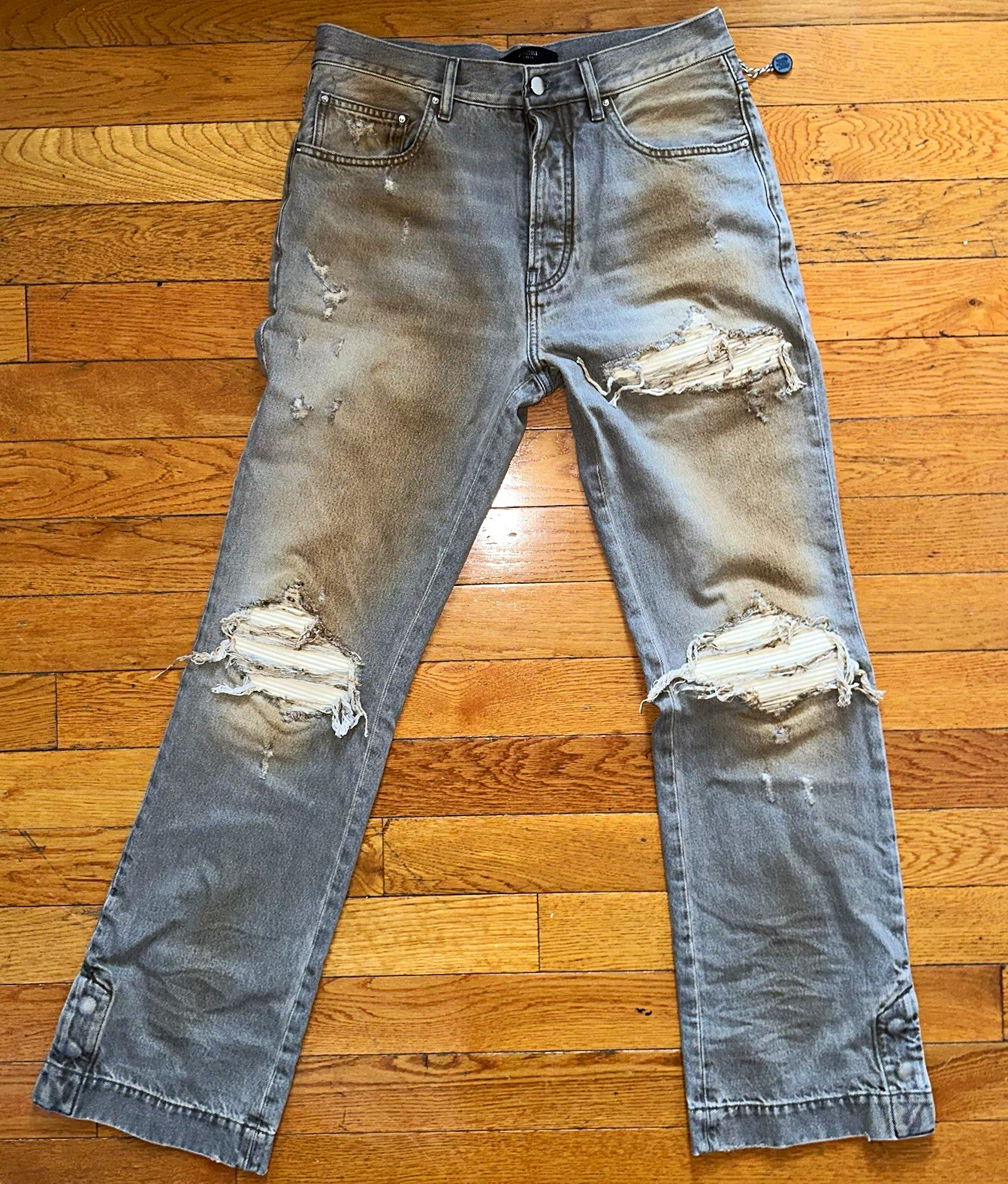 AMIRI Mx1 Straight Flare Jean Rust Indigo AMIRI Mx1 Straight Flare Jean Rust Indigo
