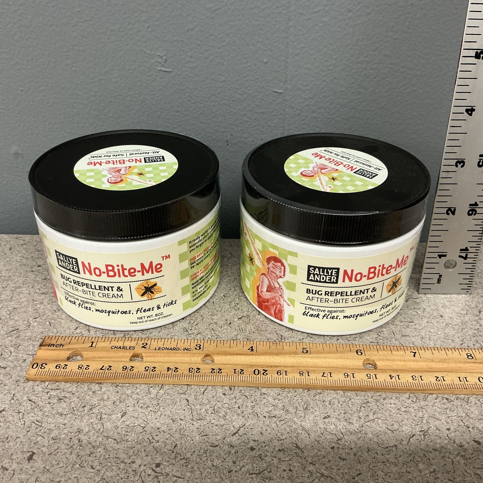 Lot Of Two SALLYE ANDER No Bite Me Creams. Lg Size 8 Oz Ea.Best Price ANYWHERE Lot Of Two SALLYE ANDER No Bite Me Creams. Lg Size 8 Oz Ea.Best Price ANYWHERE