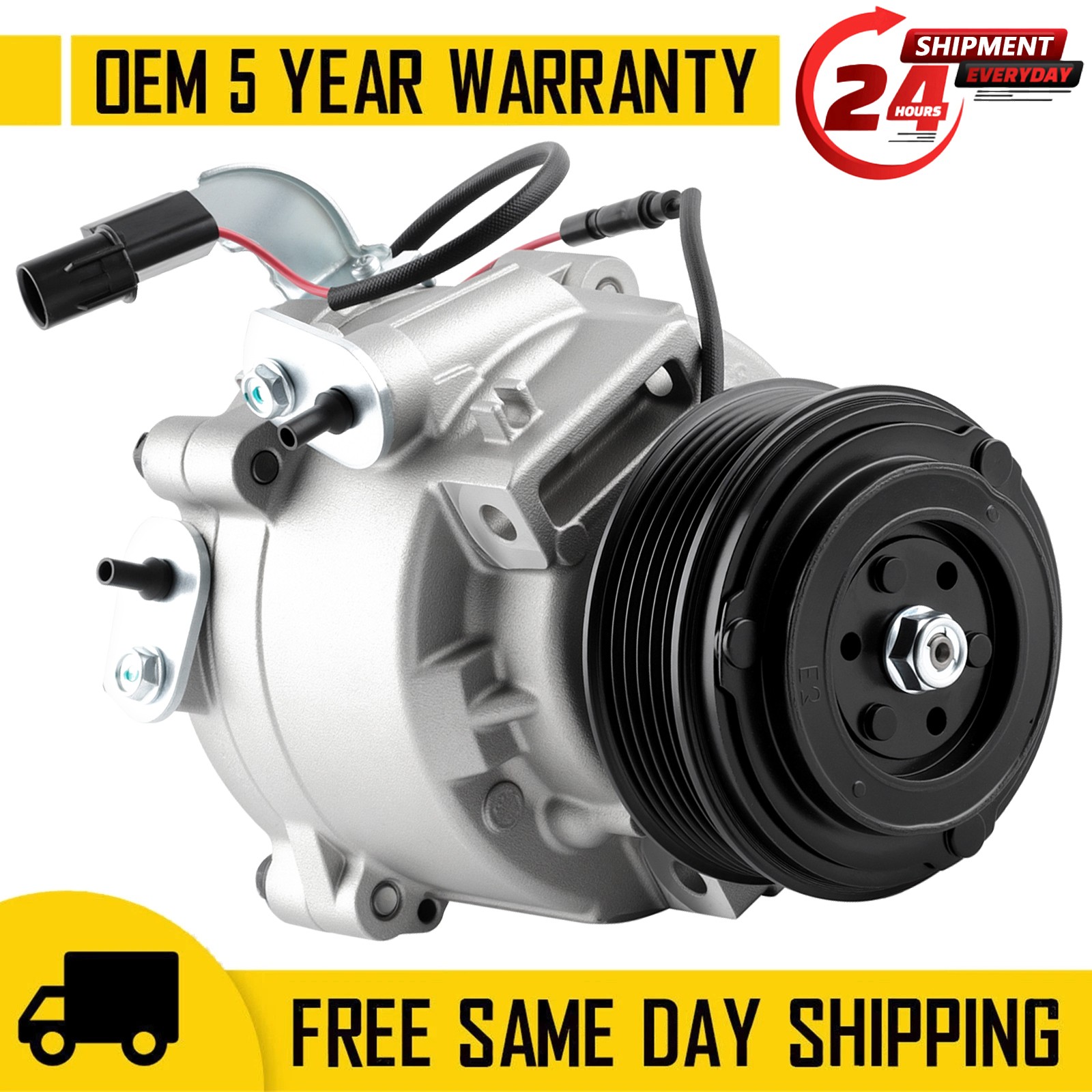 AC A/C Compressor w/Cluth For Mitsubishi Outlander 2009-2016 2.0L 2.4L CO 29091C