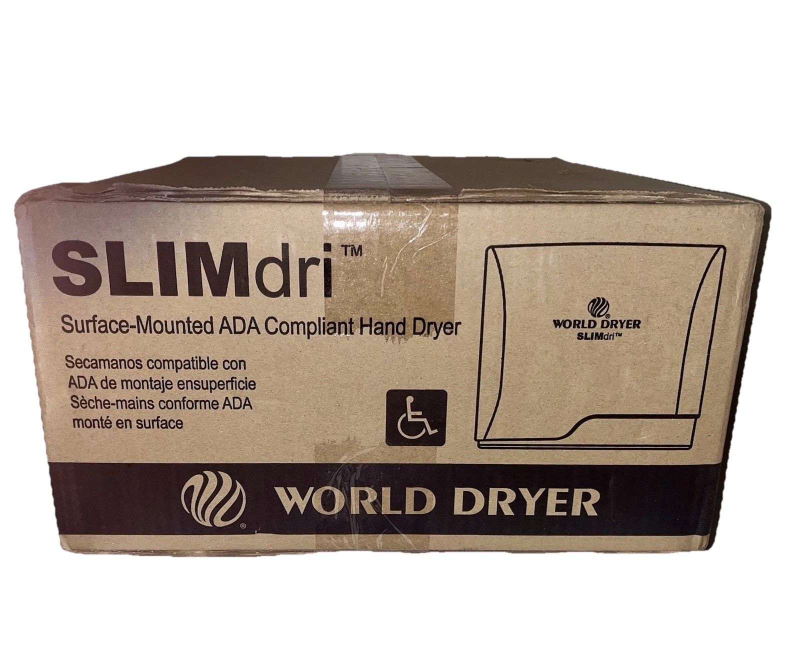 World Dryer SLIMdri Surface-Mounted ADA Compliant Hand Dryer Brand New Sealed World Dryer SLIMdri Surface-Mounted ADA Compliant Hand Dryer Brand New Sealed