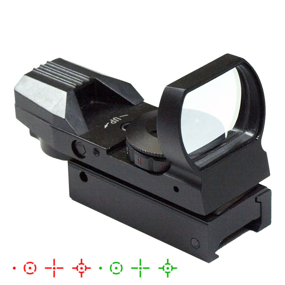 Tactical Holographic Reflex Red Green Dot Sight 4 Type Reticle for 20mm Rails Tactical Holographic Reflex Red Green Dot Sight 4 Type Reticle for 20mm Rails