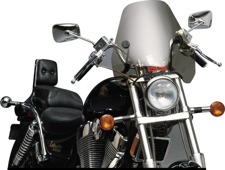 Slipstreamer S-06 Spitfire Windshield 15x17 Black Hardware Universal S-06-T