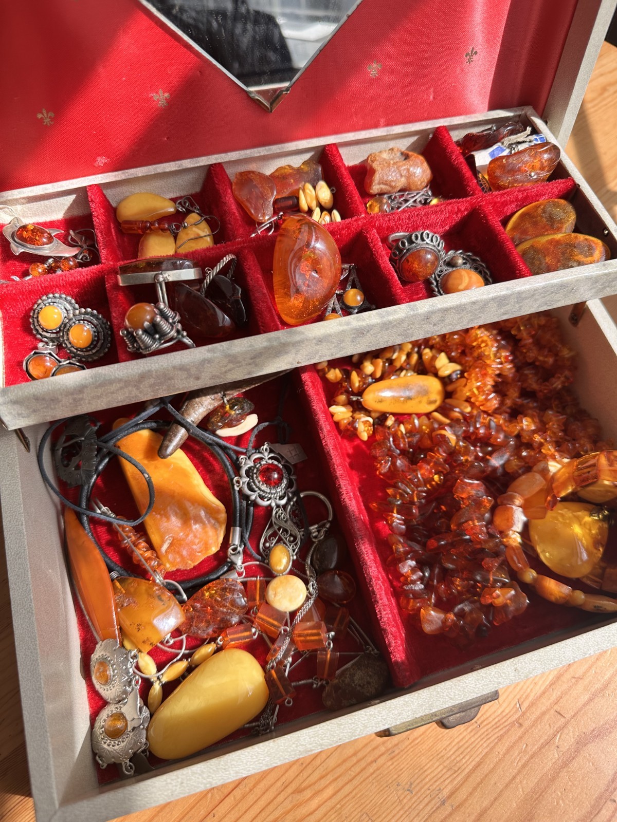 Baltic Amber Vintage Jewelry Lot