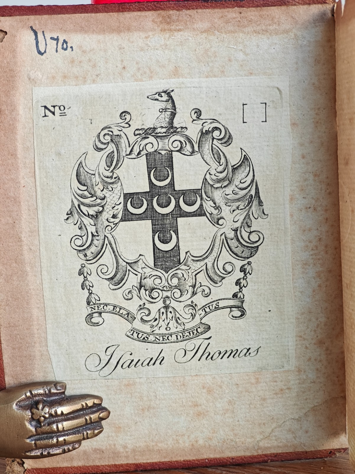 Revolutionary Bookplate: Paul Revere's Engraving for Isaiah Thomas