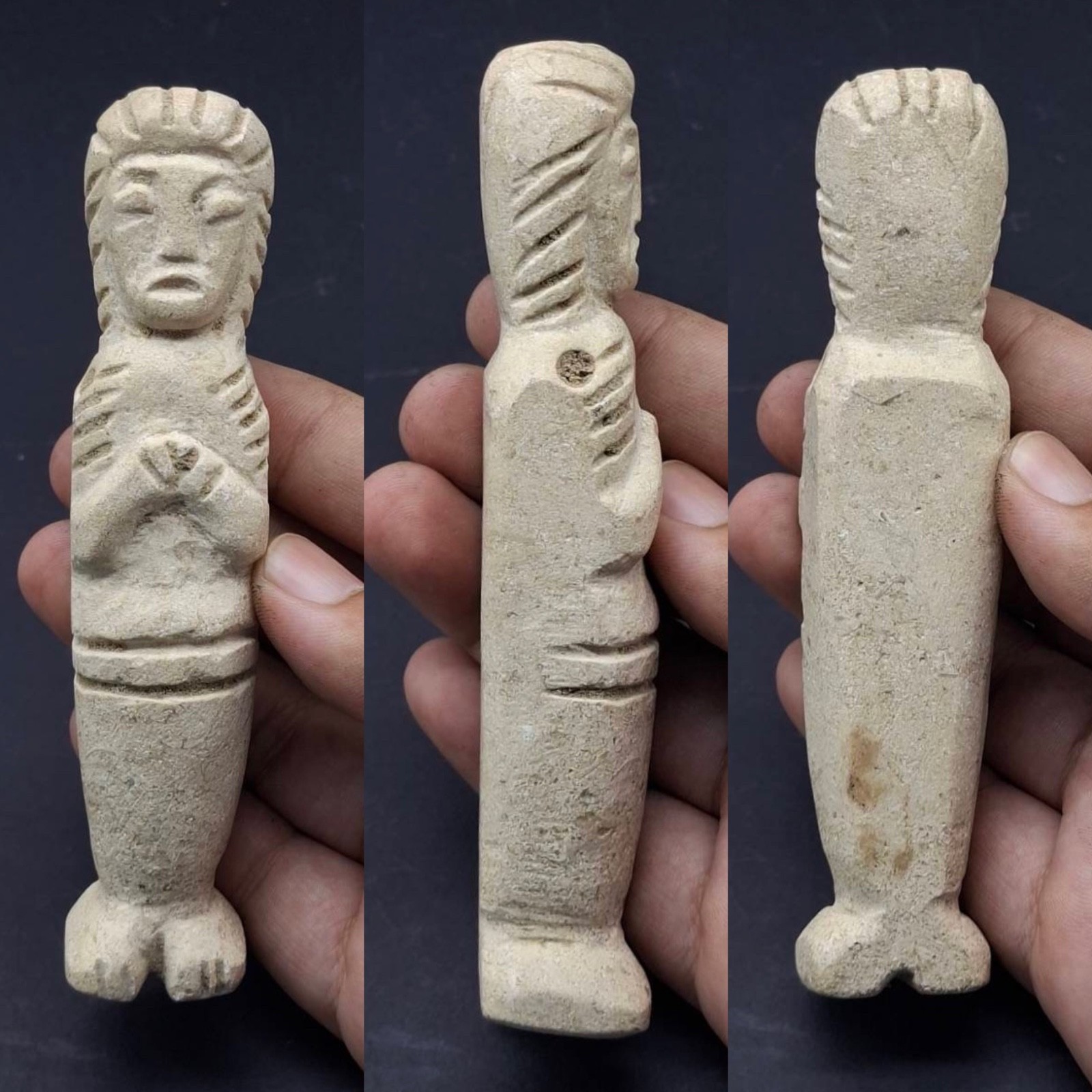 Beautiful Old Near Eastern Bactrain Queen Deity Statue Figurine From Central Asi Beautiful Old Near Eastern Bactrain Queen Deity Statue Figurine From Central Asi