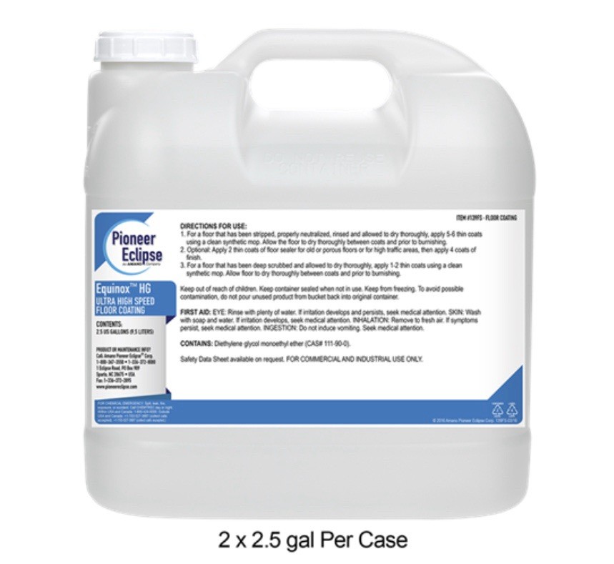 Lot of 2 Pioneer Eclipse OmniGuard Floor Finish - 2.5 Gal. Lot of 2 Pioneer Eclipse OmniGuard Floor Finish - 2.5 Gal.
