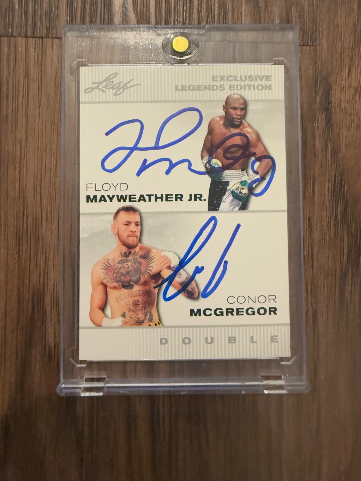 2023 Leaf- Floyd Mayweather / Conor McGregor- Auto Autograph