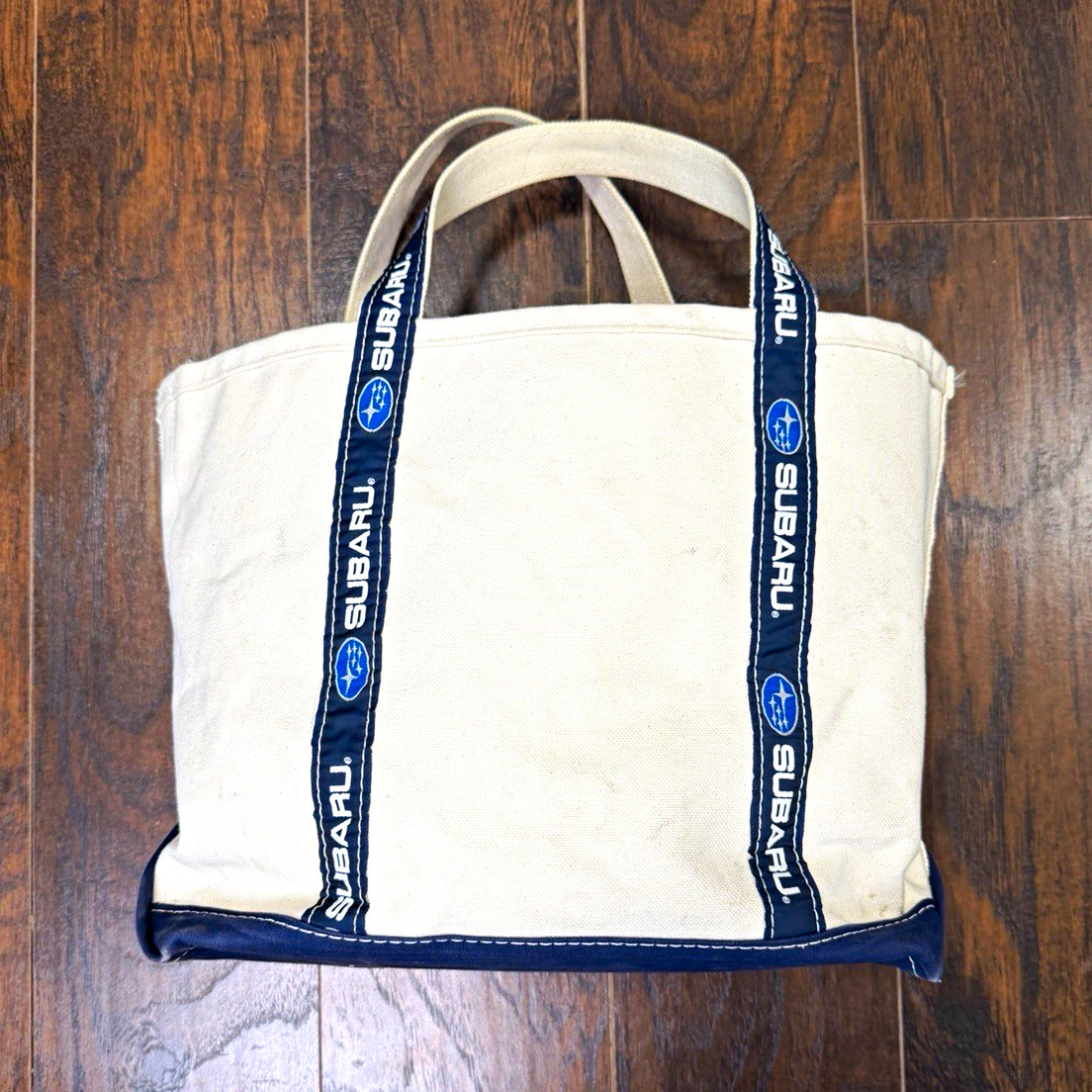 Rare Vintage L.L Bean x Subaru Canvas Tote Bag Rare Vintage L.L Bean x Subaru Canvas Tote Bag