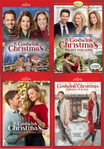 A GODWINK CHRISTMAS ALL 4 HALLMARK MOVIES New Sealed DVD