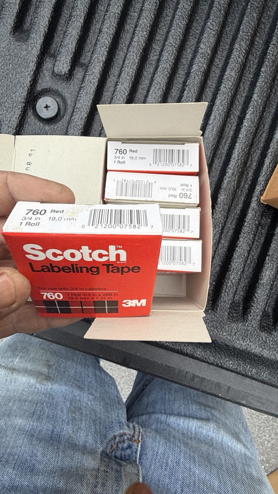 NEW BOX OF 5- 3/4