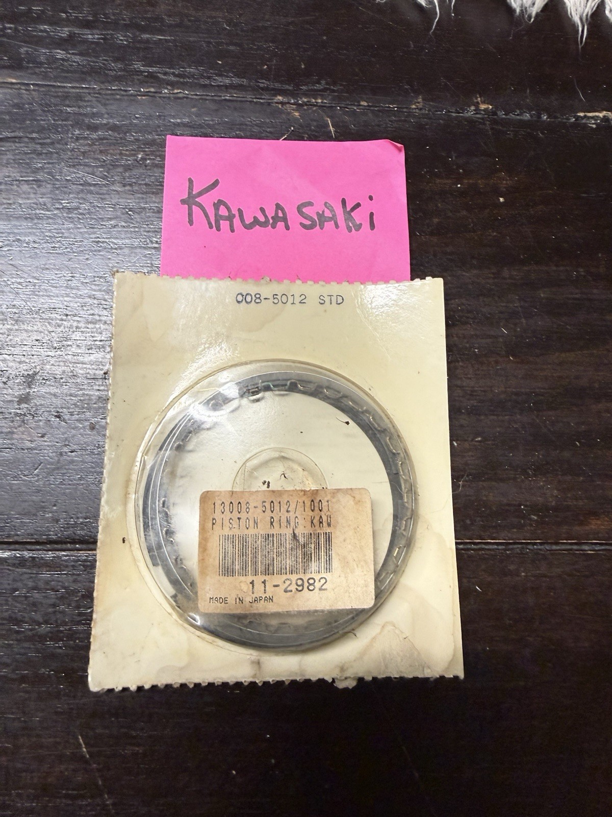 NOS Kawasaki KL 250 Standard Piston Ring Set KLX KLT KZ KLX 1978 1979 1980-1983