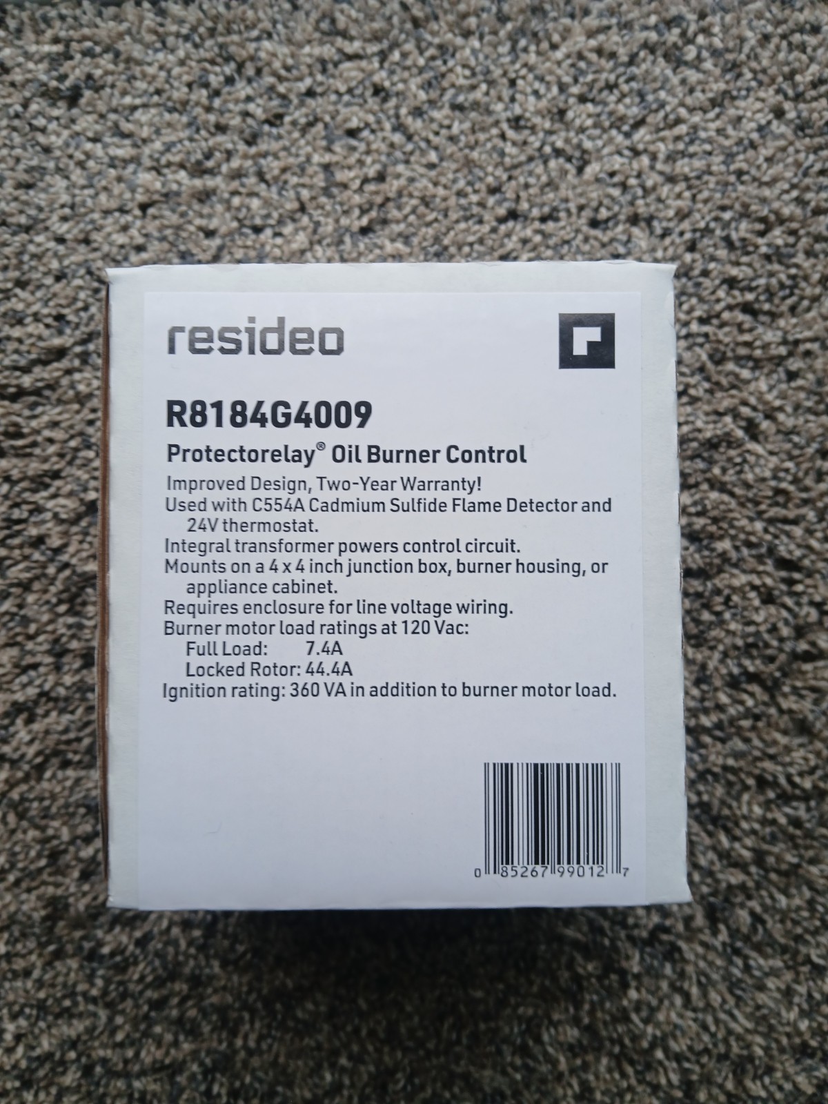 Resideo R8184G4009 International Oil Burner 2 PACK Resideo R8184G4009 International Oil Burner 2 PACK