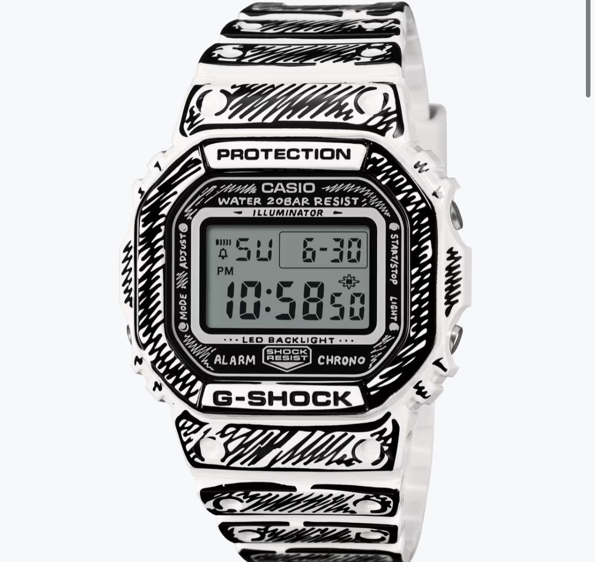 Casio G-Shock DW-5600JV-7JR Joshua Vides Collaboration Limited Comic Style JAPAN