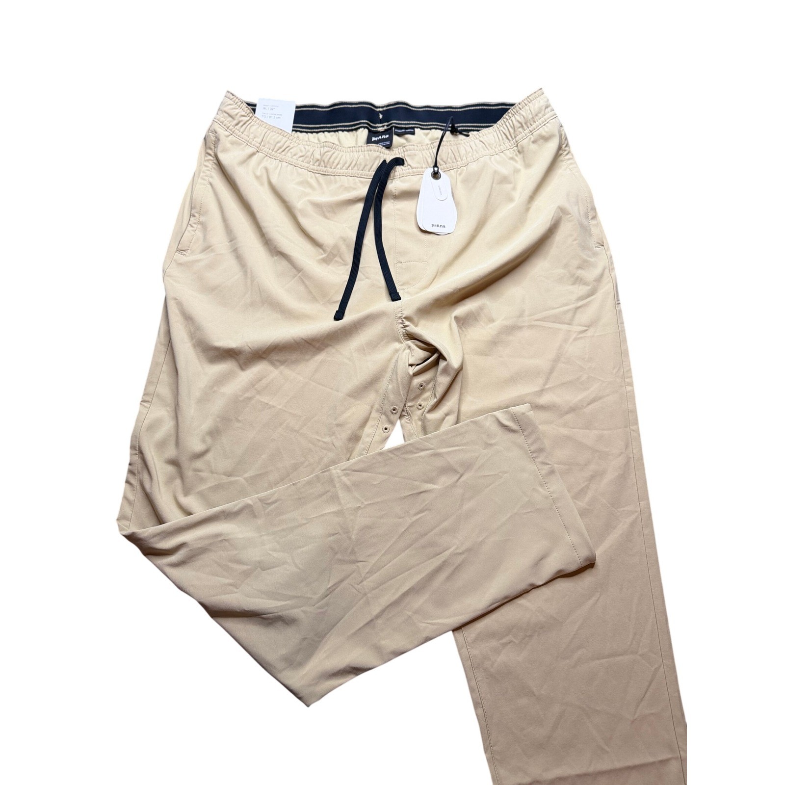 Prana Wonderland Rocks Pull On Pant XL 32 Sandstone Standard Tapered