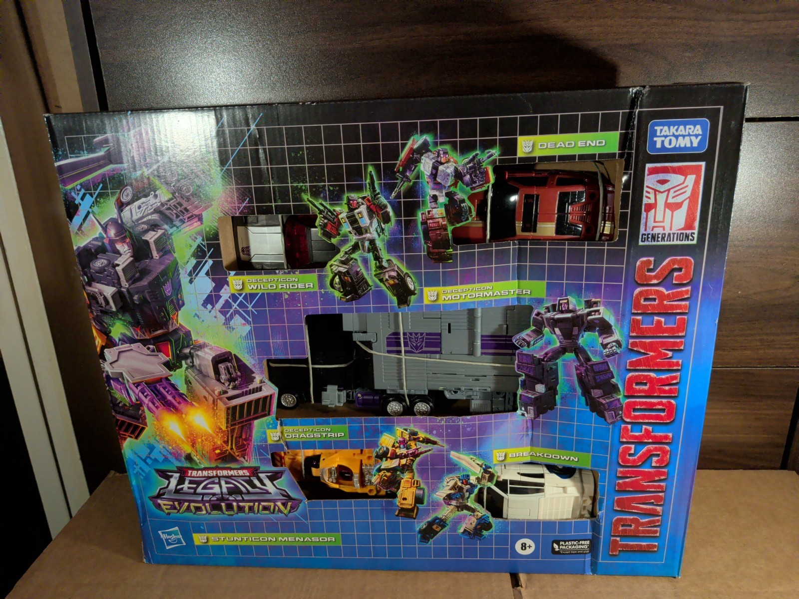 Hasbro Transformers Legacy Evolution Stunticon Menasor Combiner Box Set New