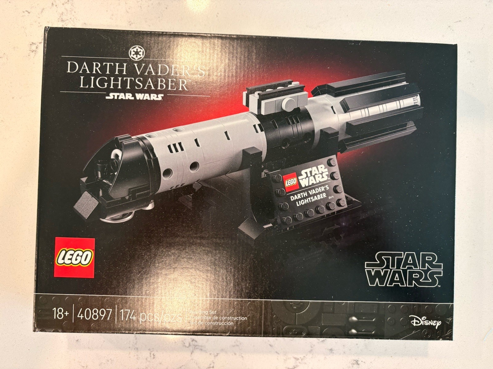 LEGO 40897 Darth Vader’s Lightsaber GWP Star Wars Brand New and Factory Sealed