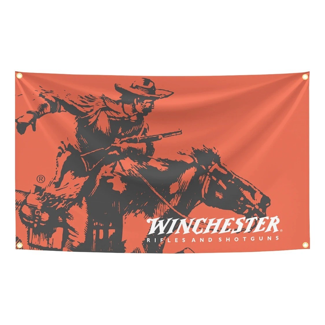 Winchester Horse and Rider Flag Banner Sign Tapestry Hanging Wall Decor 3x5Ft Winchester Horse and Rider Flag Banner Sign Tapestry Hanging Wall Decor 3x5Ft