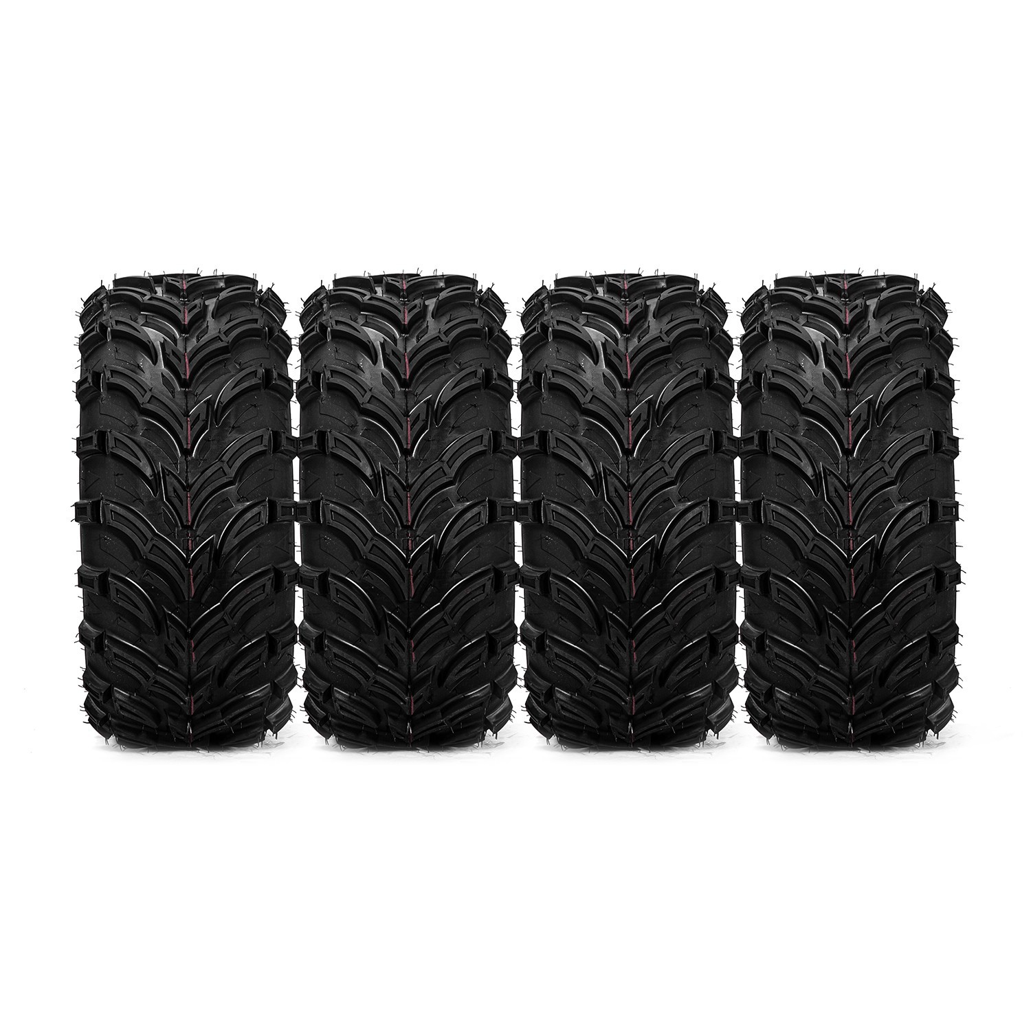 Full Set 25x10-12 25x8-12 ATV UTV Tires 25x10x12 25x8x12 6Ply All Terrain Tires