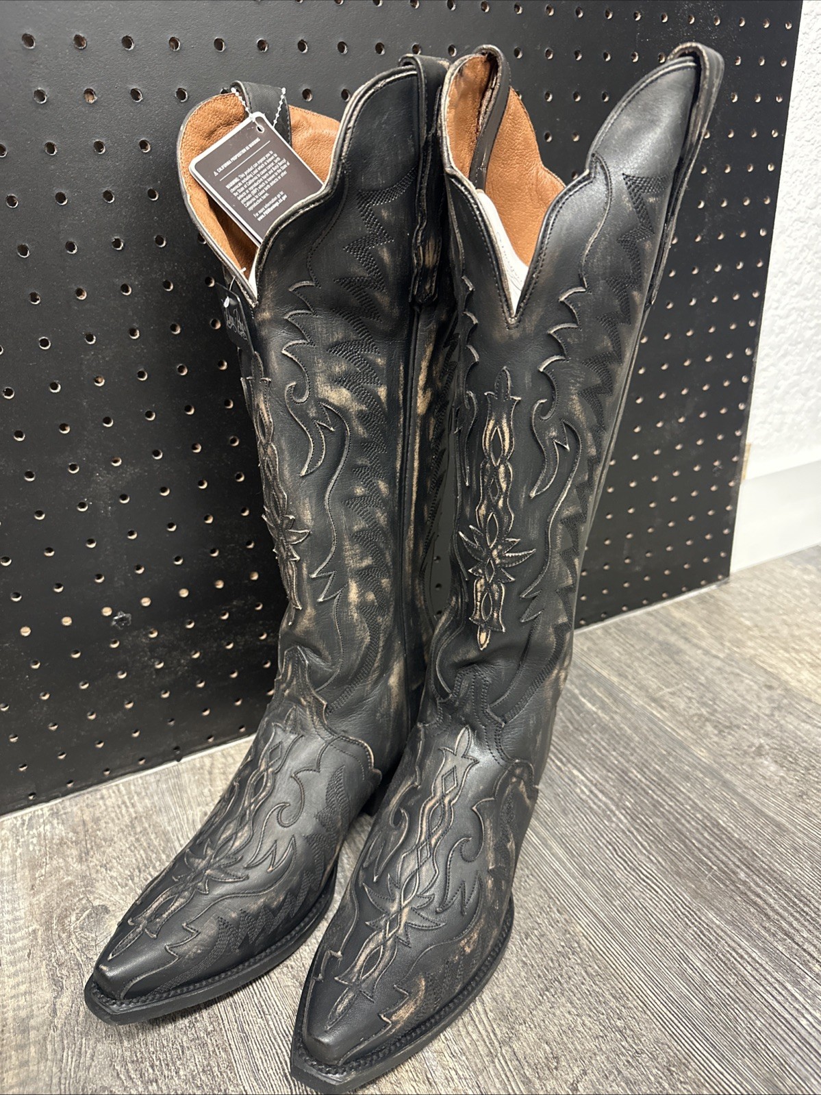 Dan Post Hallie Western Cowboy Boot Black Womens Size 8.5M Cowboy New In box
