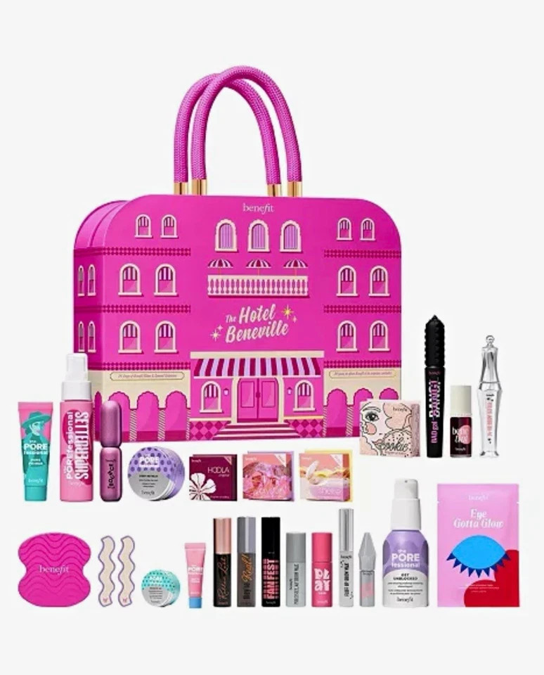 100% Authentic Benefit Hotel Beneville 24-Day Advent Calendar Gift Set NIB 100% Authentic Benefit Hotel Beneville 24-Day Advent Calendar Gift Set NIB
