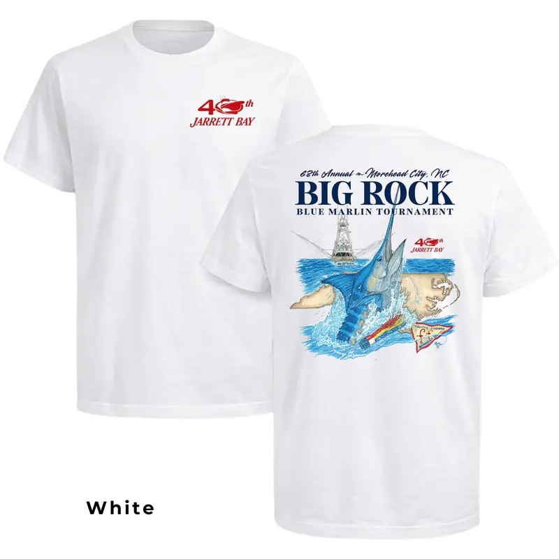 Big Rock Blue Marlin Tournament Tshirt Ocean Fishing Cotton Shirt