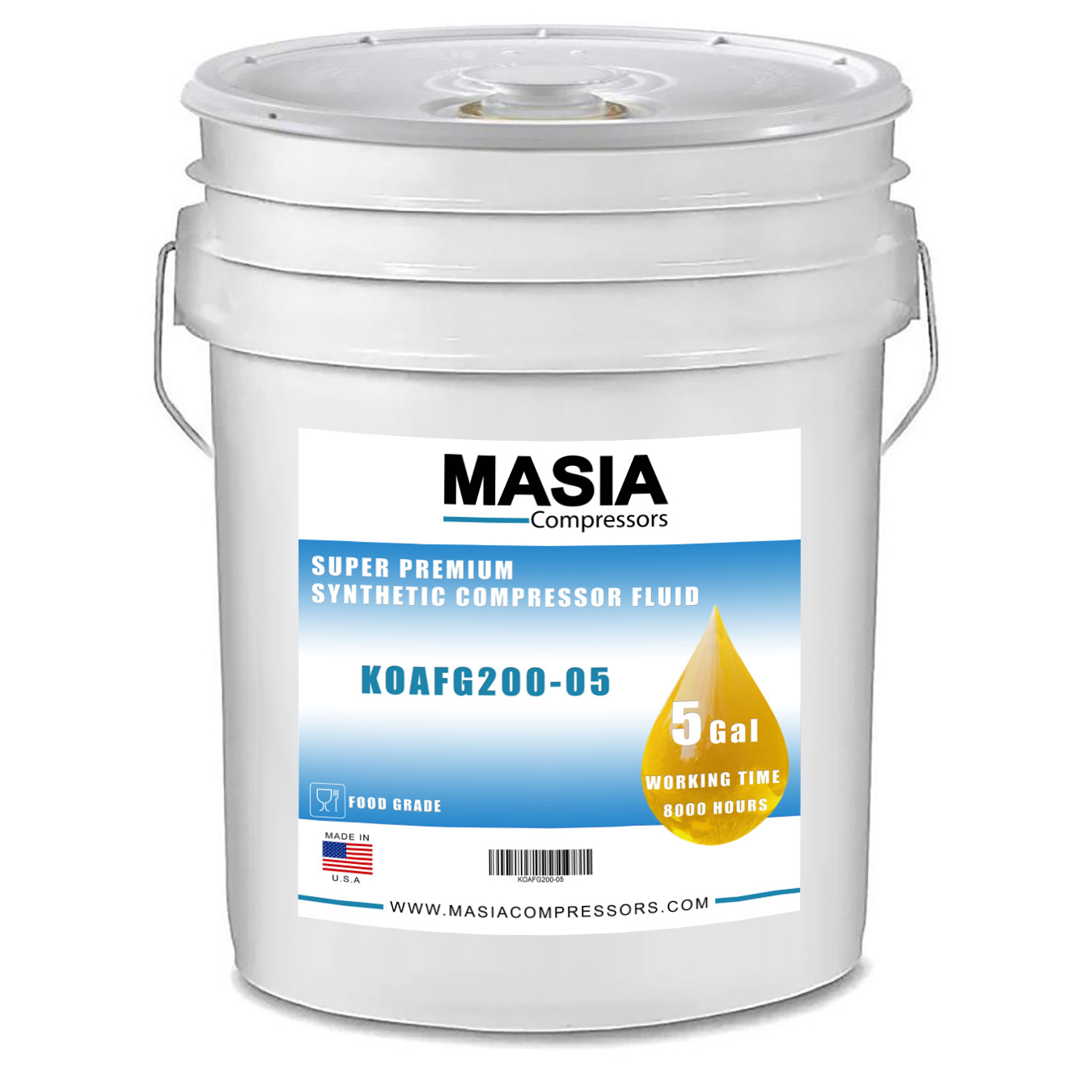02250196-471 FG Lubricant Compatible with Sullair - 5 gal