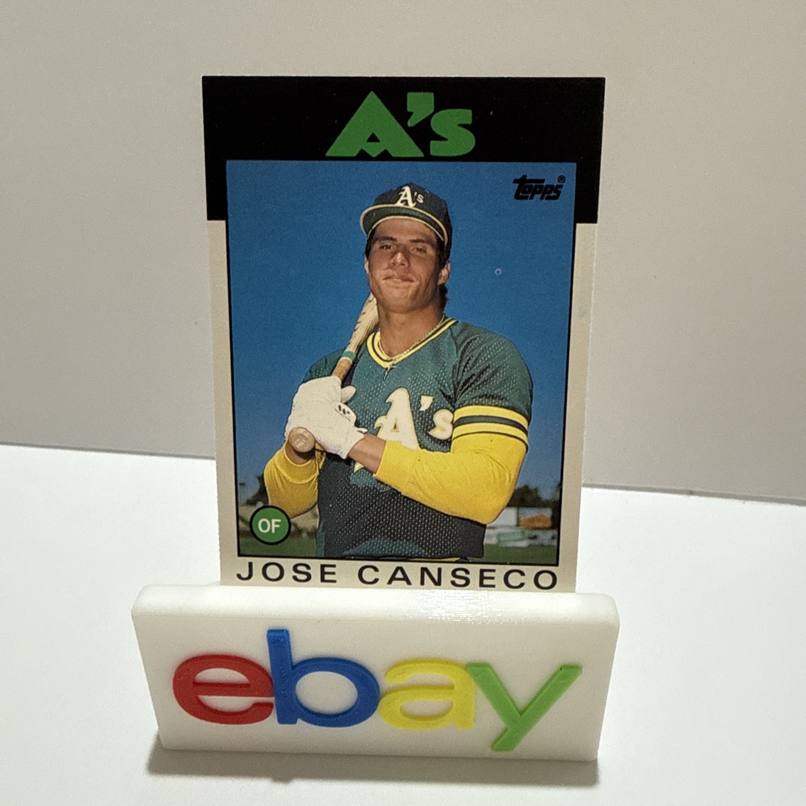1986 Topps Traded Card Jose Conseco Rookie Card 1986 Topps Traded Card Jose Conseco Rookie Card