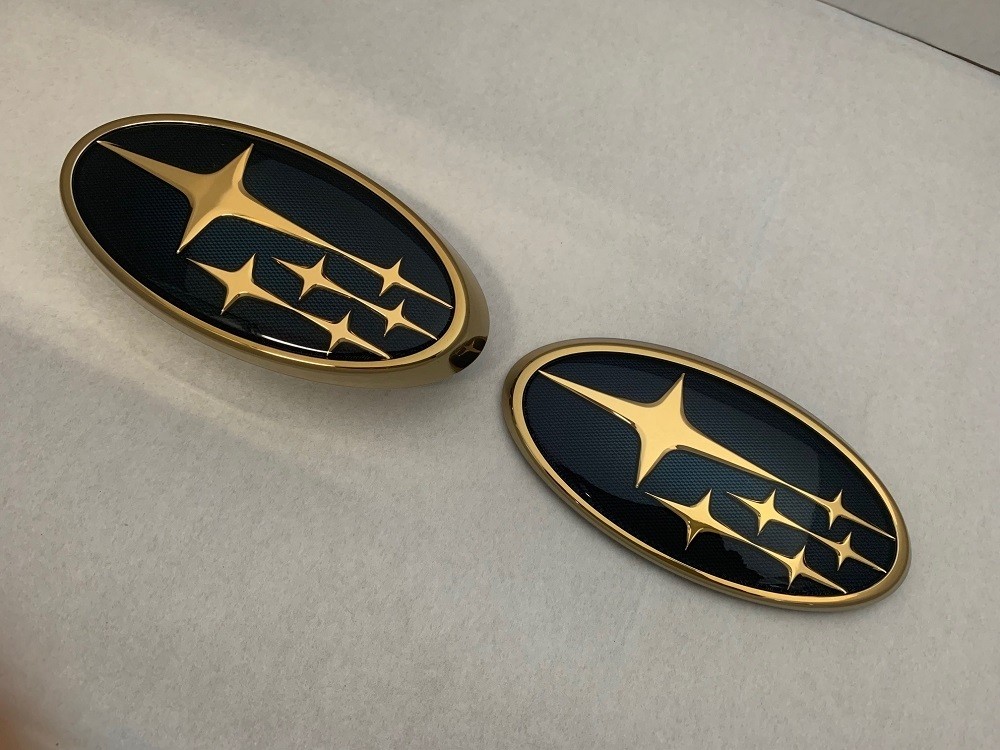 Subaru VN5 Levorg Gold Emblem Front & Rear Set Plated