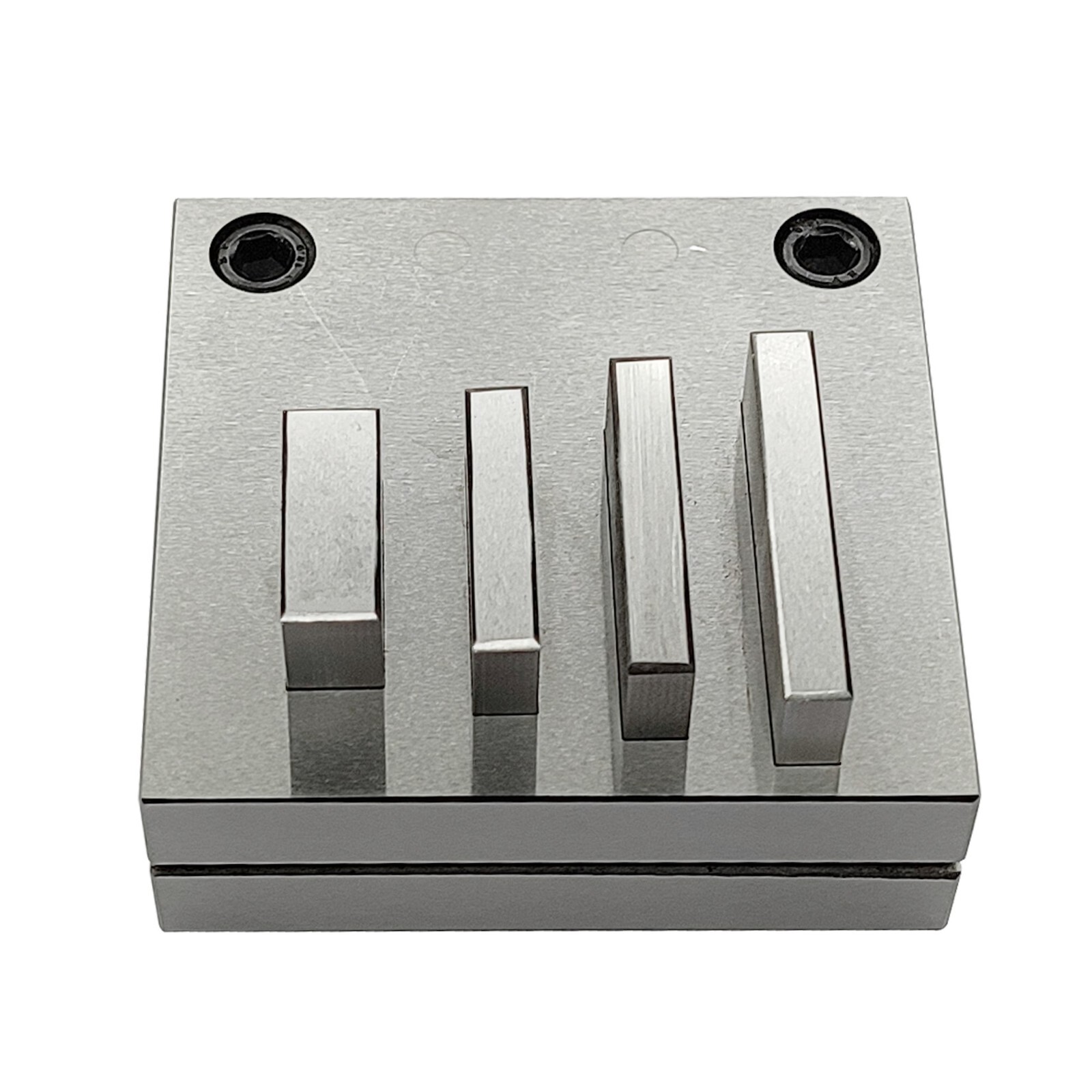 Disc Cutter Rectangular Strip Shape with Set of 4 Punches Size 1/8\
